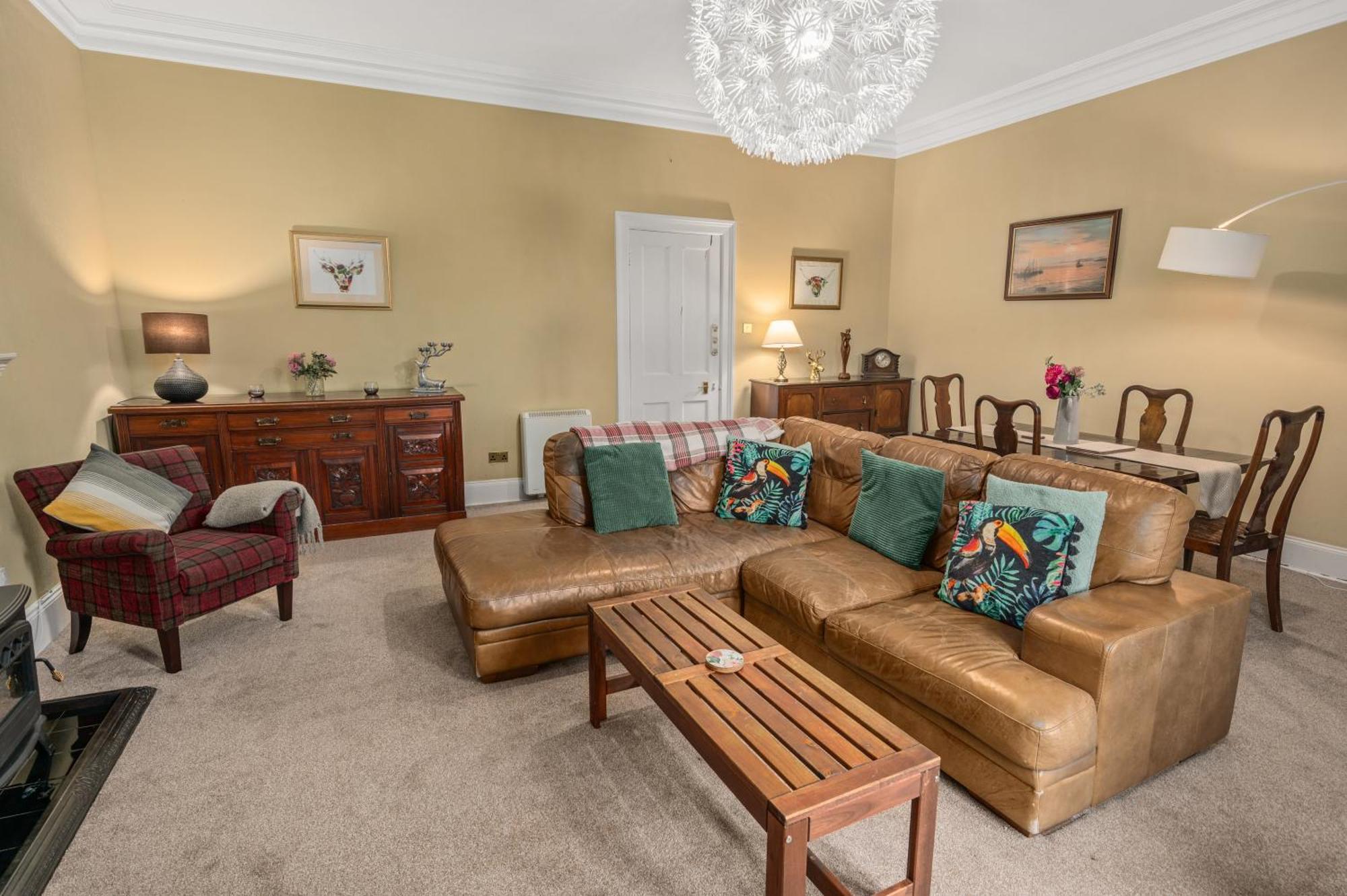 Panoramic Sea Views - Stunning 3Bd Apt & Balcony Oban Exterior foto
